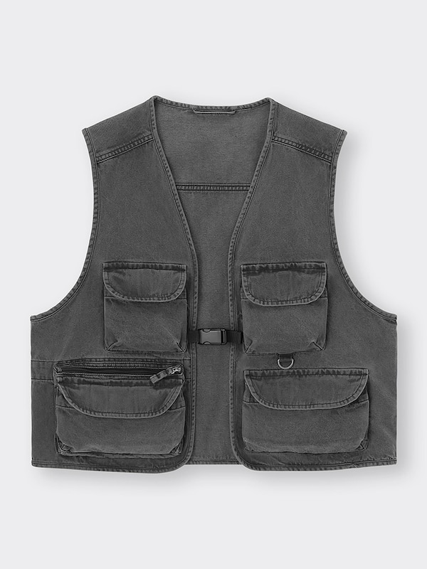 デニム3DポケットユーティリティベストNT+E