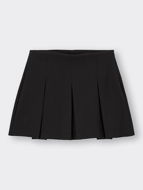 ローウエストプリーツミニスカート