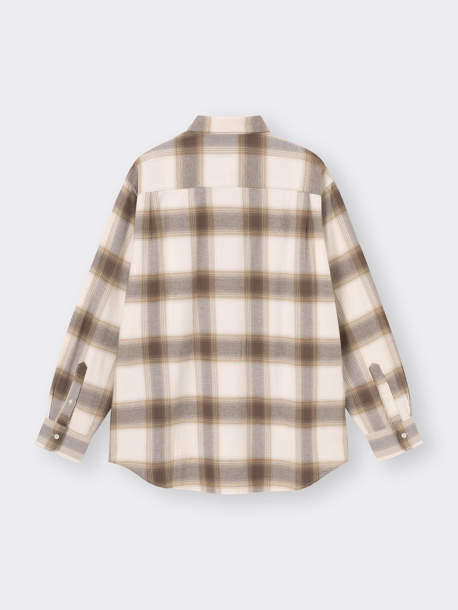 GU公式 | フランネルシャツ(チェックA)