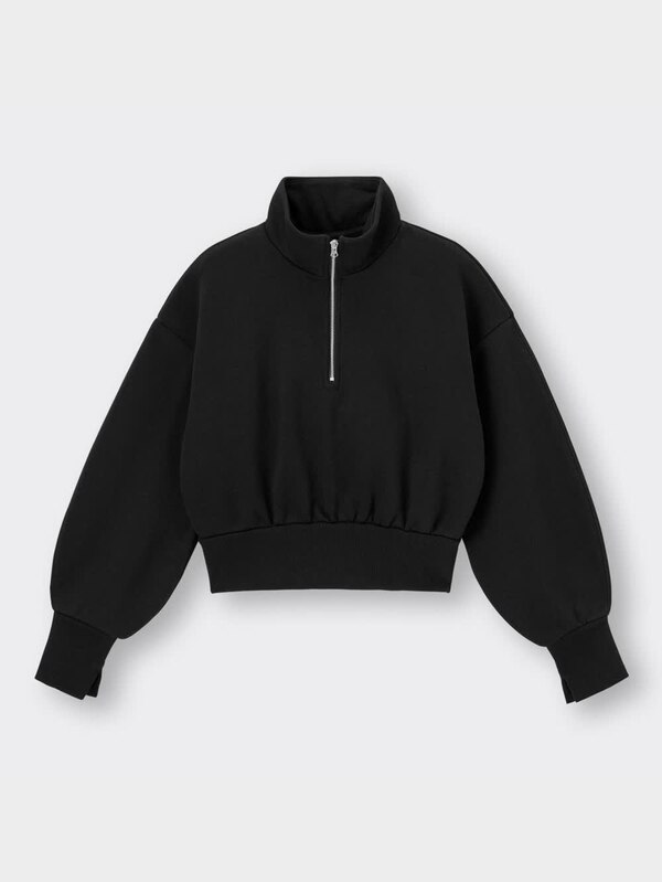 ヘビーウェイトスウェットハーフジッププルオーバー(長袖)+OS(米国仕様)