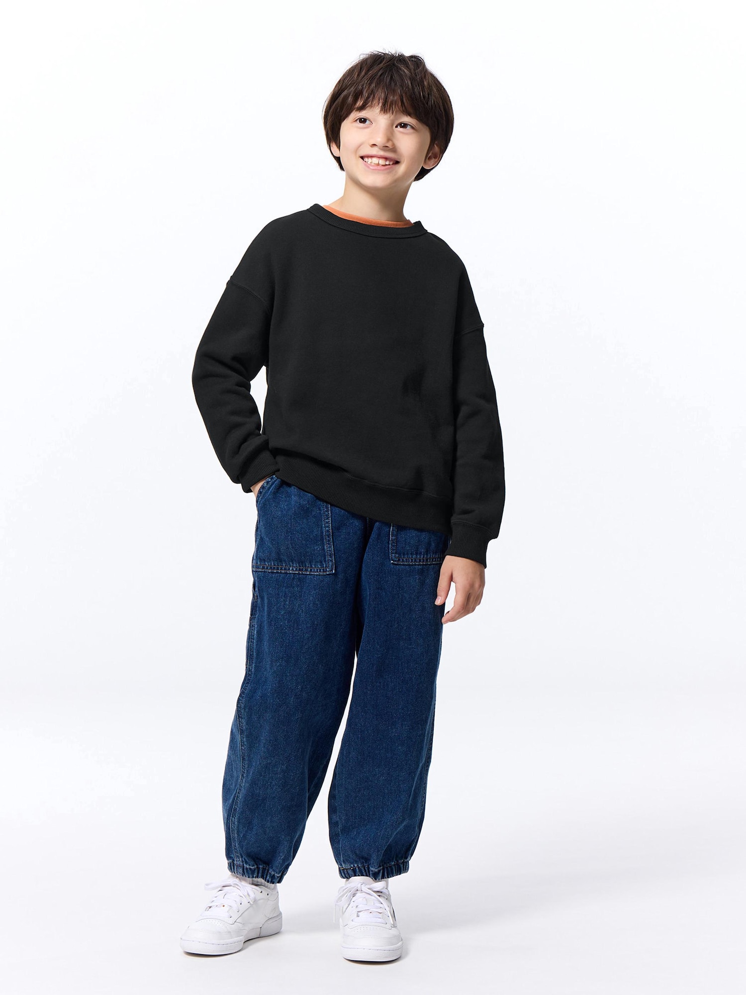 GU公式 | KIDS(男女兼用)スウェットプルオーバー