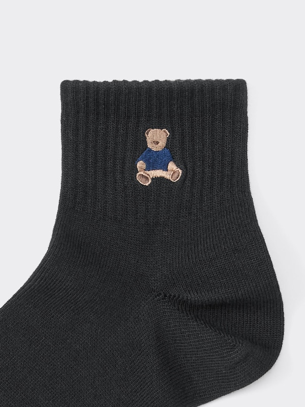 アンクルソックス(刺繍)