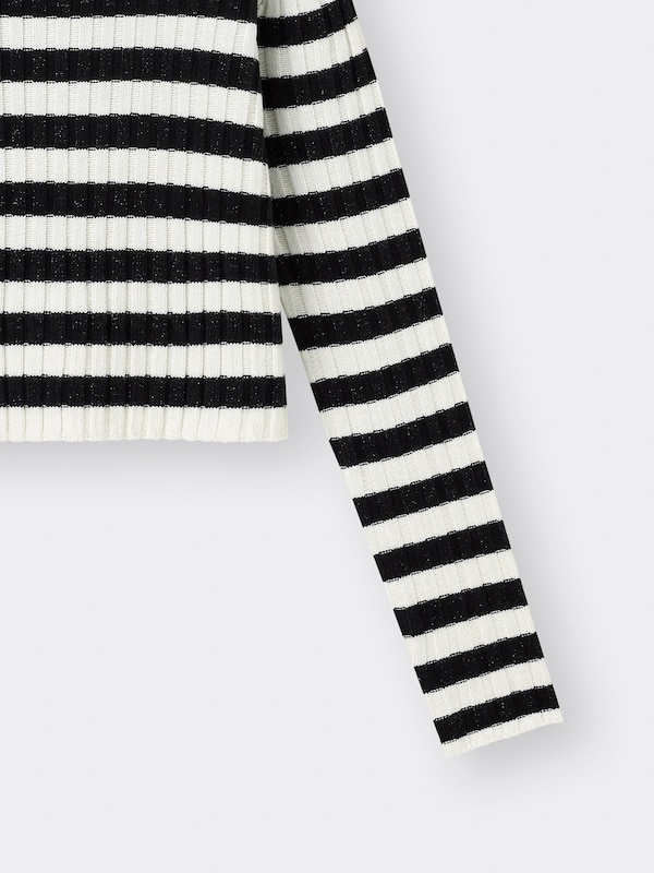 GIRLSラメクロップドセーターJR