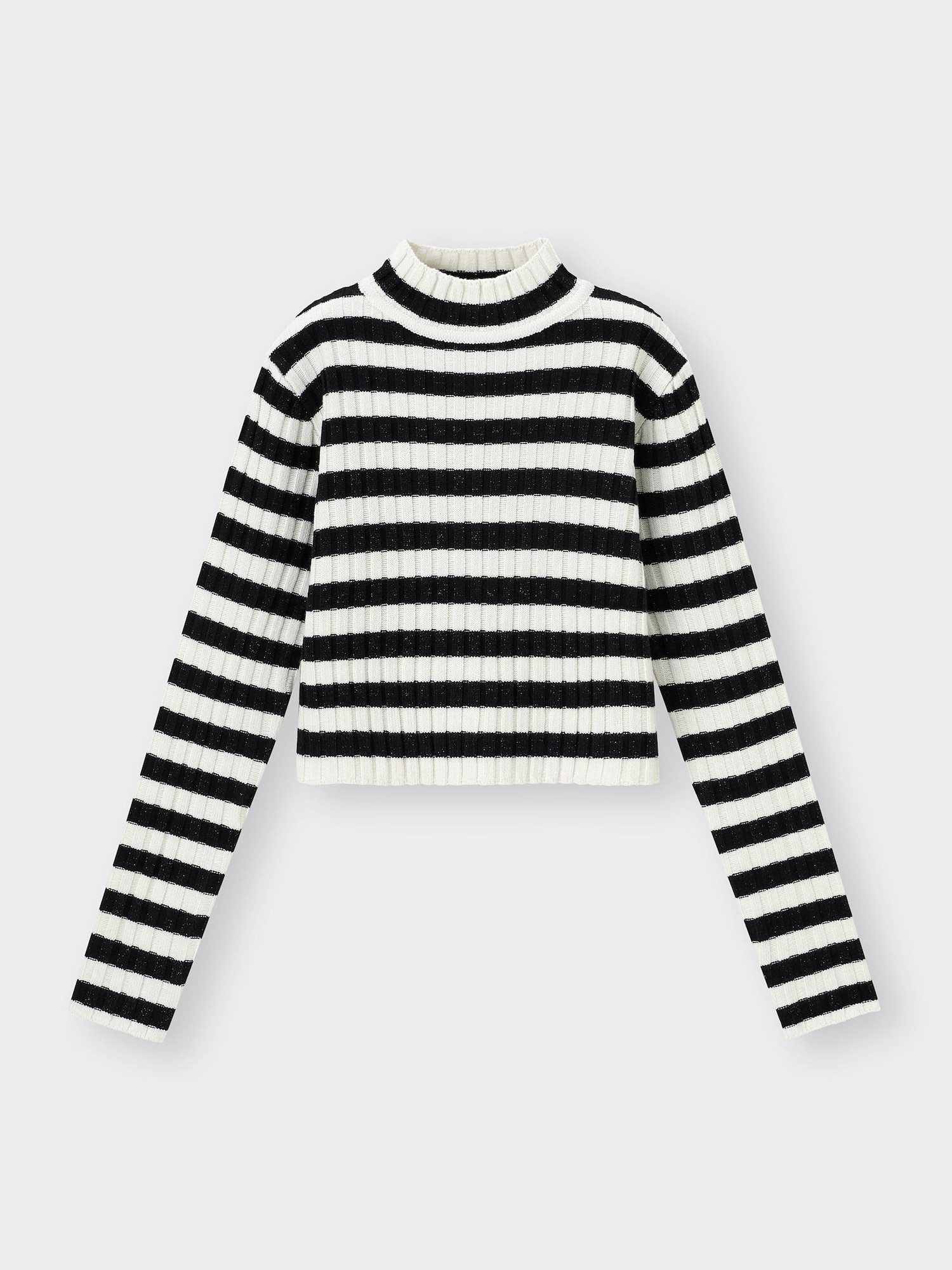 まる様 GU公式 | GIRLSラメクロップドセーターJR