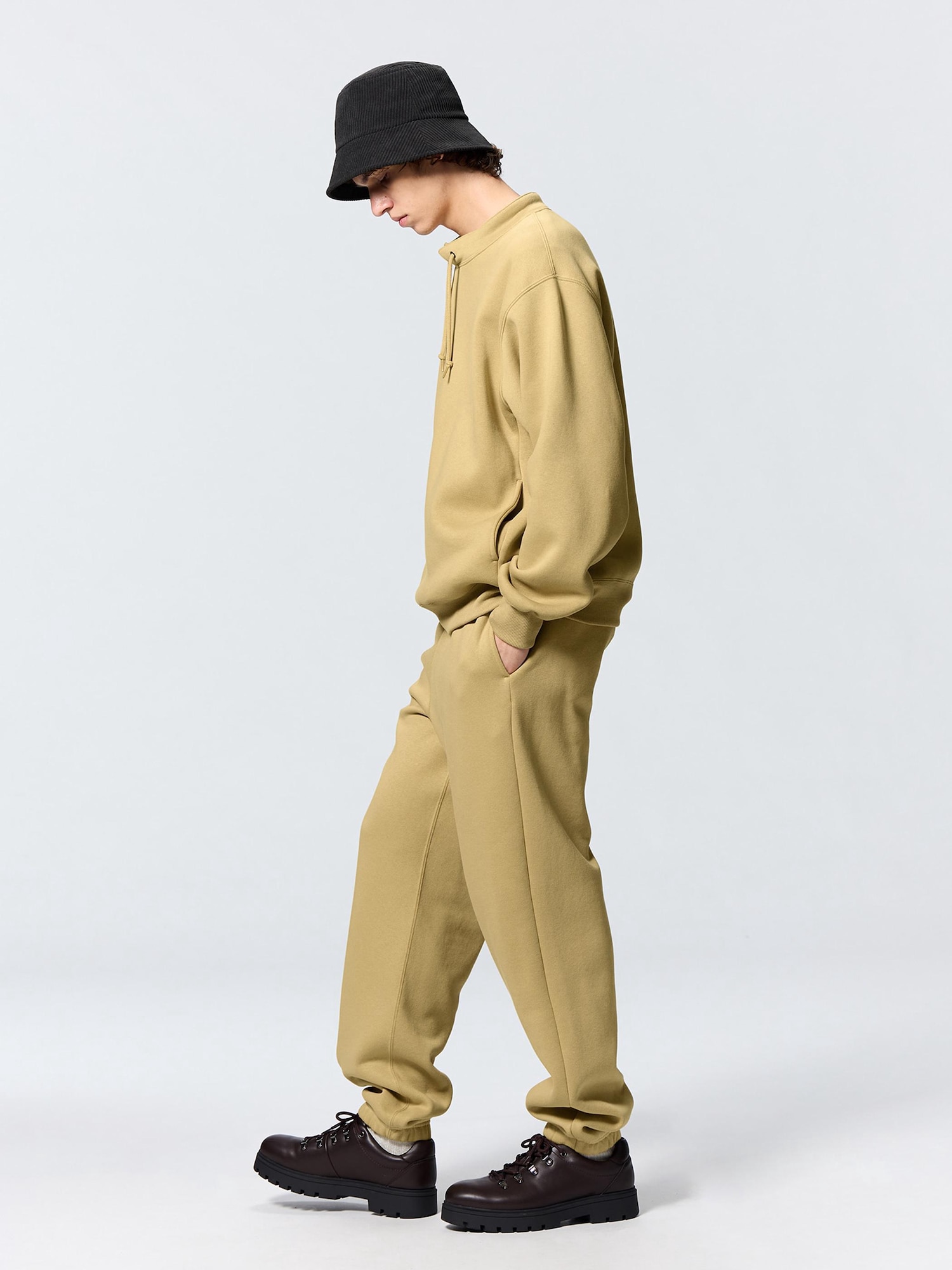 スウェットワイドパンツ　丈長め　xs UNIQLO - ユニクロC スウェットワイドパンツ グレー XS 丈長め