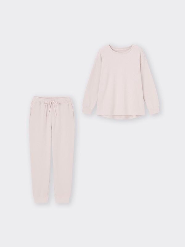 ストレッチソフトラウンジセット(長袖&ロングパンツ)