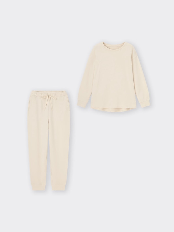 ストレッチソフトラウンジセット(長袖&ロングパンツ)