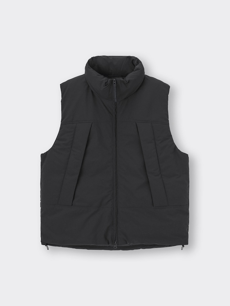 新品】【Mサイズ】GU ヒートパデッドベスト 防寒 あたたか 軽量 男女 