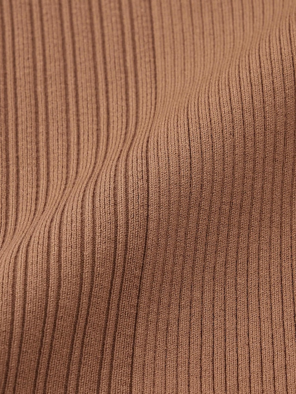 リブボタンスリーブセーターZ