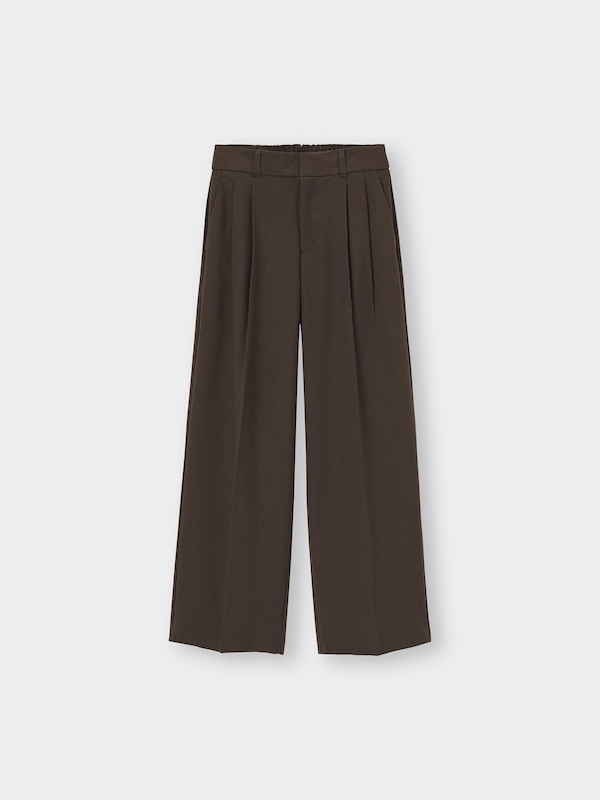 GU公式 | タックワイドパンツ(丈標準70.0～74.0cm)