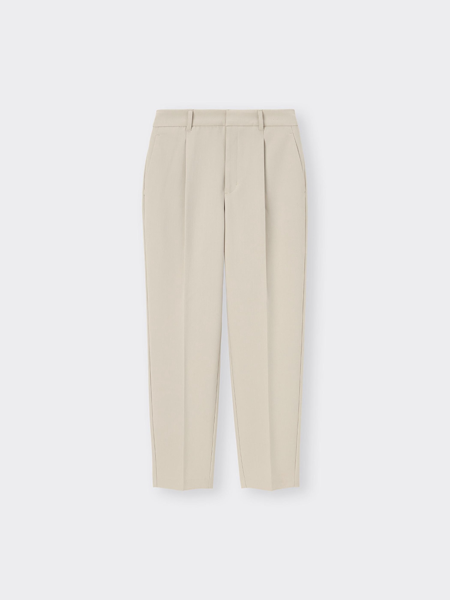 GU公式 | タックテーパードパンツ(丈標準65.0～69.0cm)