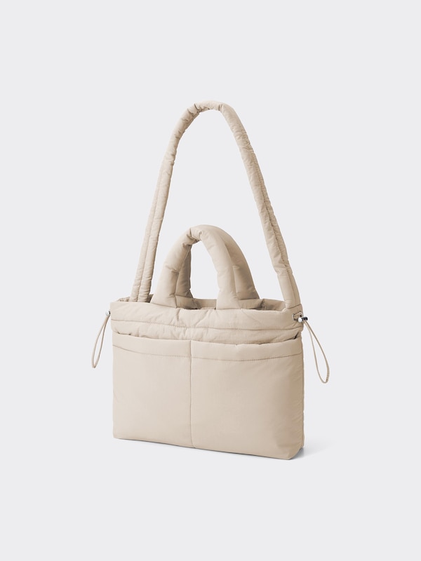 パフドローストリングショルダーバッグ