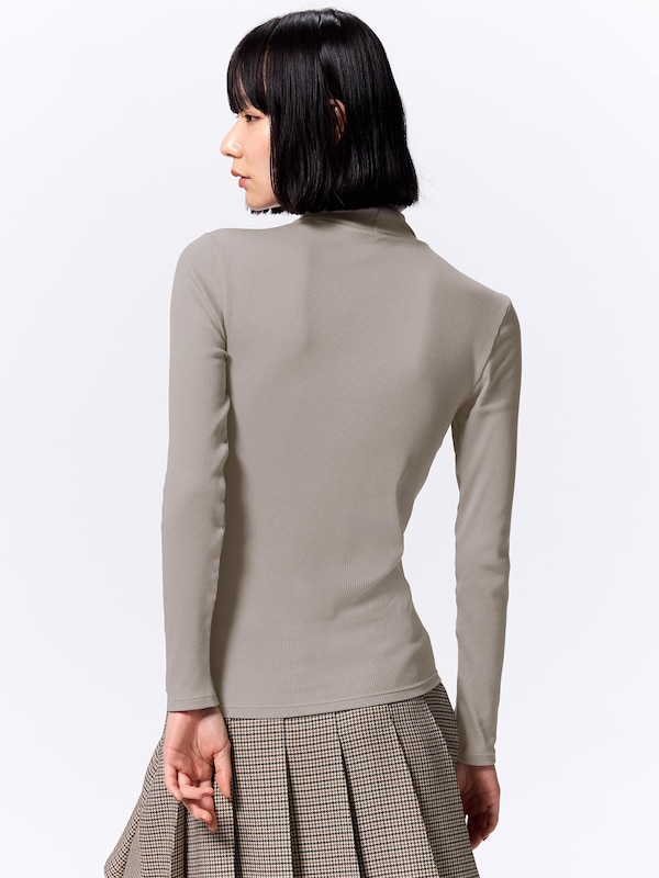 ストレッチリブタートルネックT(長袖)(ウォーム)