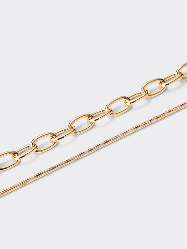 スライドチェーンブレスレット2P