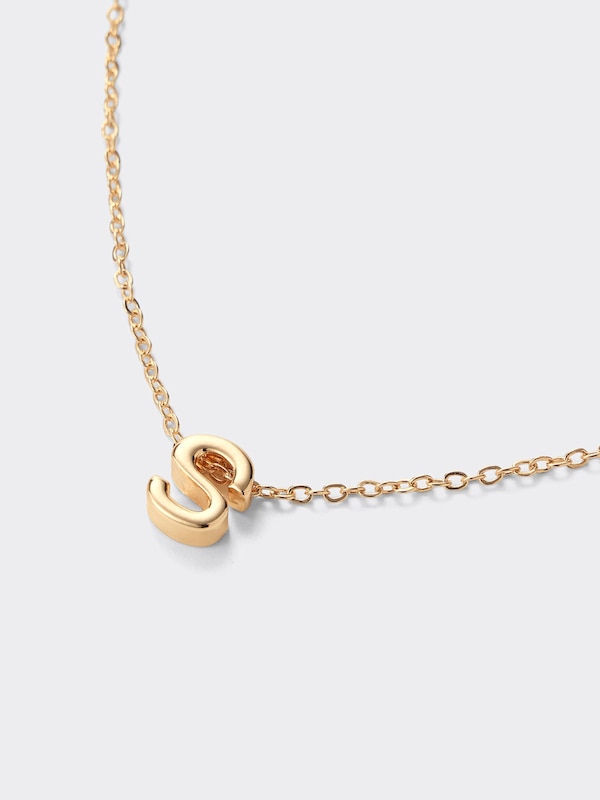 イニシャルモチーフネックレス