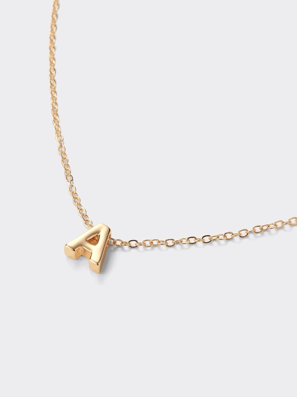 イニシャルモチーフネックレス
