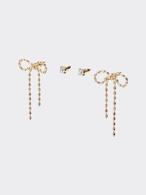 ビッグリボンピアス2P