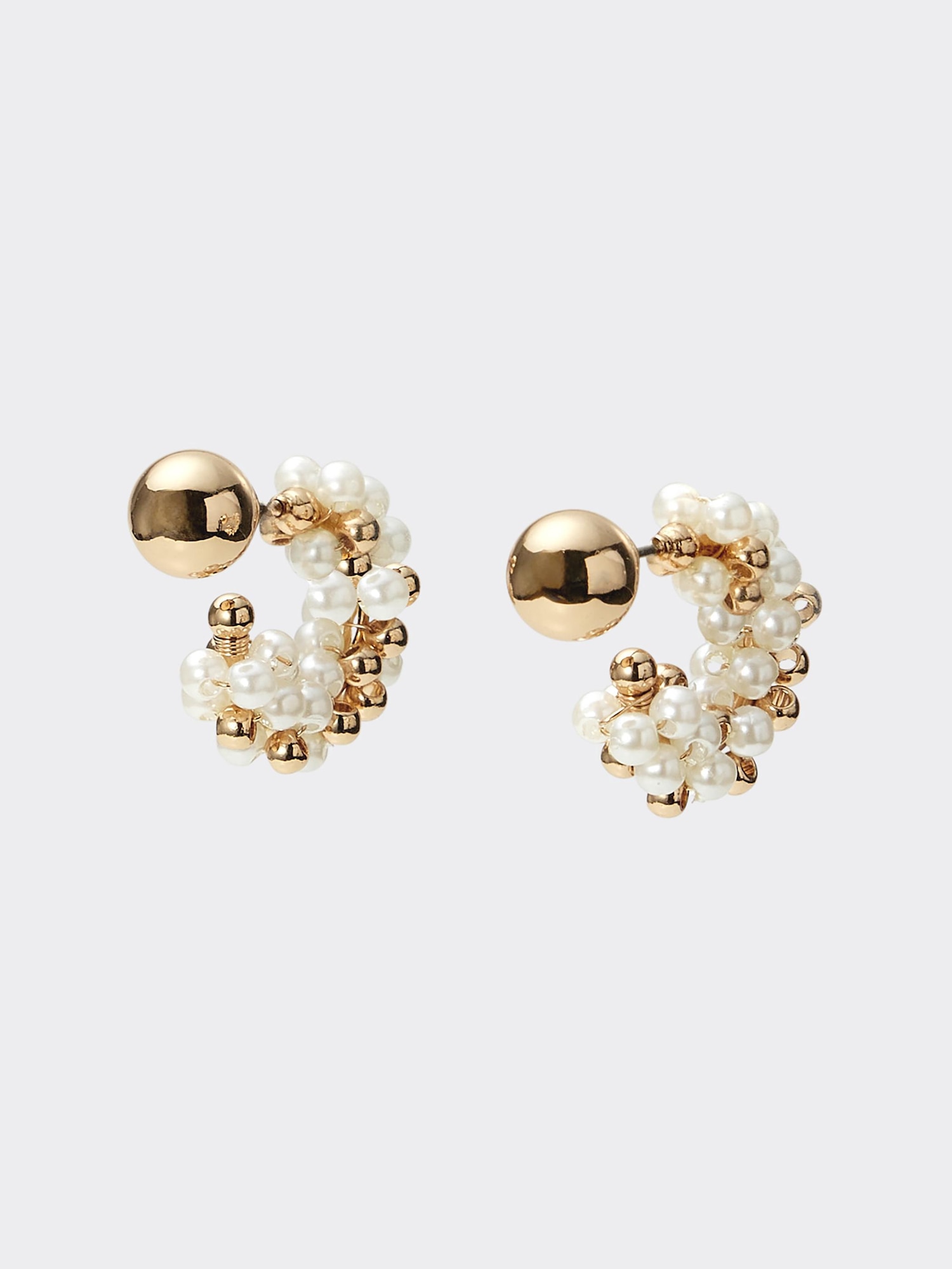 【MEJURI】14K ビーズ フープ ピアス 関税込 MEJURI】14K ビーズ スモール フープ ピアス 関税込