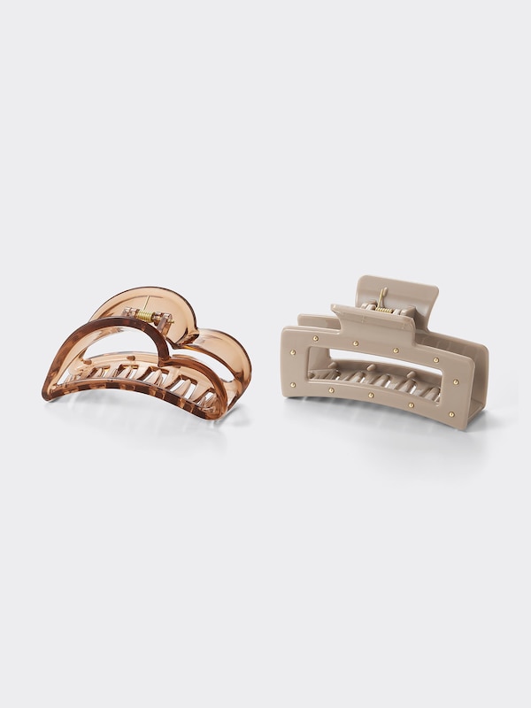 スタッズヘアクリップ2P