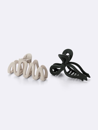 リボンヘアクリップ2P 【レディース】 【グッズ】【GU公式/ジーユー】 【BLACK】 リボンヘアクリップ2P 【レディース】 【グッズ】【GU公式/ジーユー】 【BLACK】