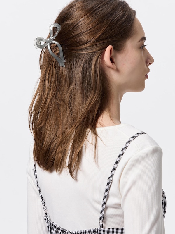 リボンヘアクリップ2P