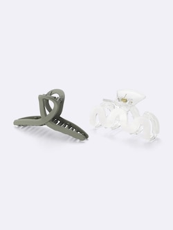 ウェーブヘアクリップ2P
