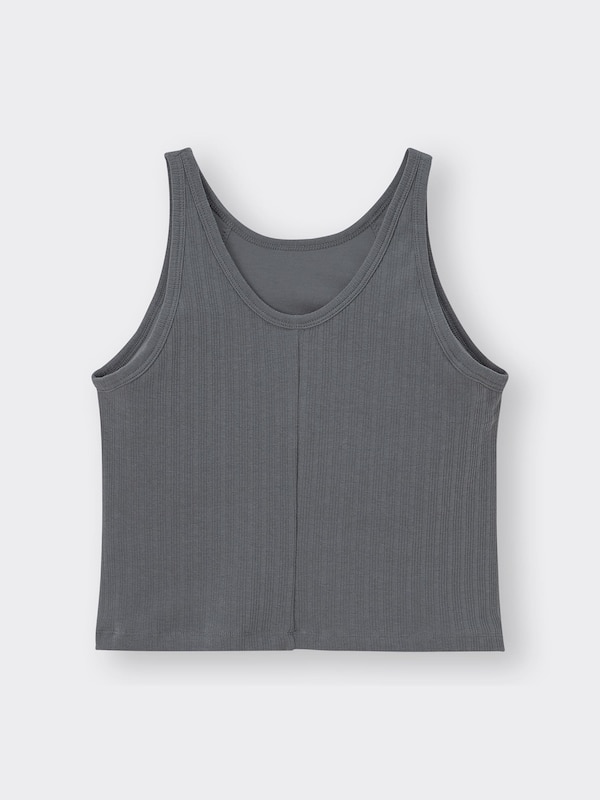 ブラフィールクロップドアメリカンスリーブタンクトップ