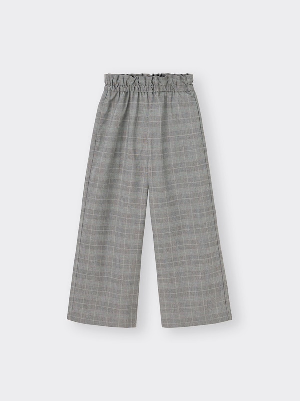 GIRLSサスペンダー付きワイドパンツ(チェック)