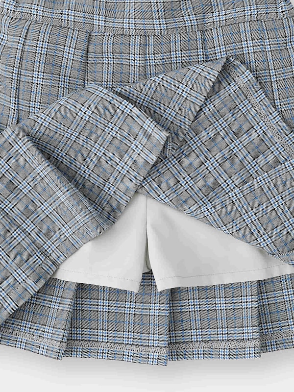 GIRLSプリーツミニスコート(チェック)