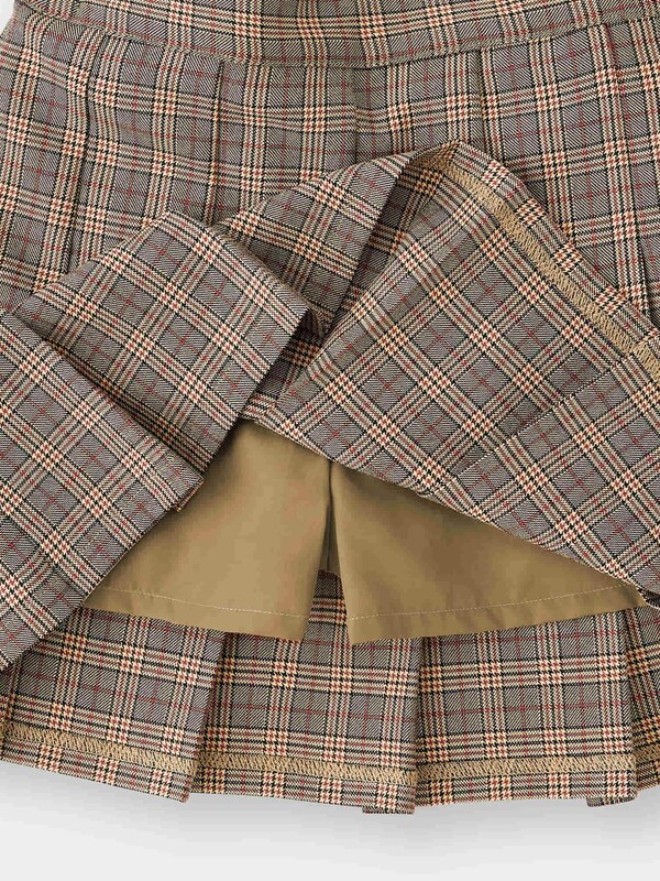 GIRLSプリーツミニスコート(チェック)