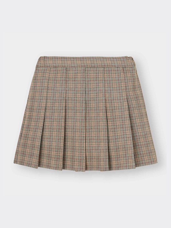 GIRLSプリーツミニスコート(チェック)