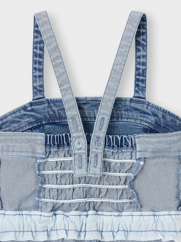 GIRLSデニムベアトップサロペットパンツ+E