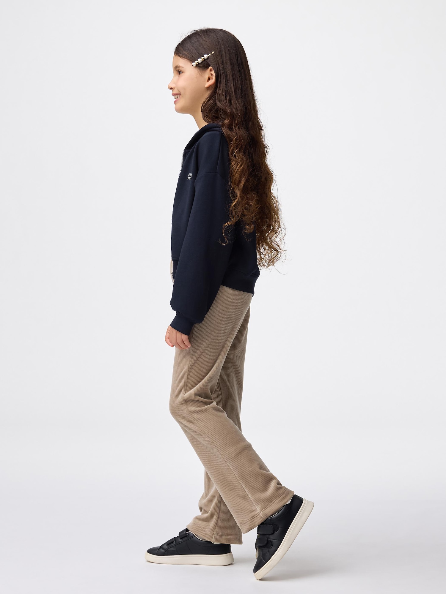 GU公式 | GIRLSヌクヌクニットコールフレアパンツ