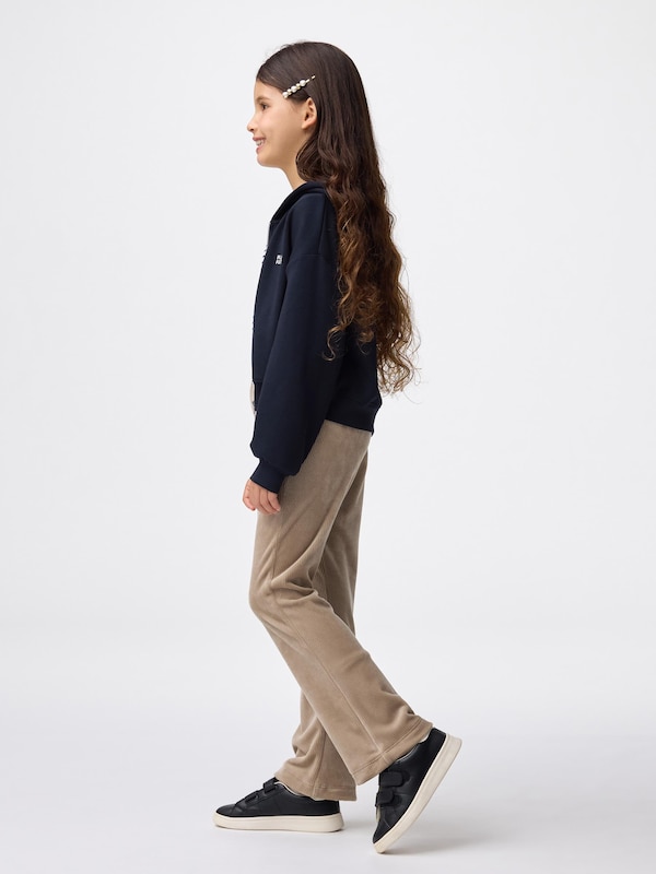 GIRLSヌクヌクニットコールフレアパンツ