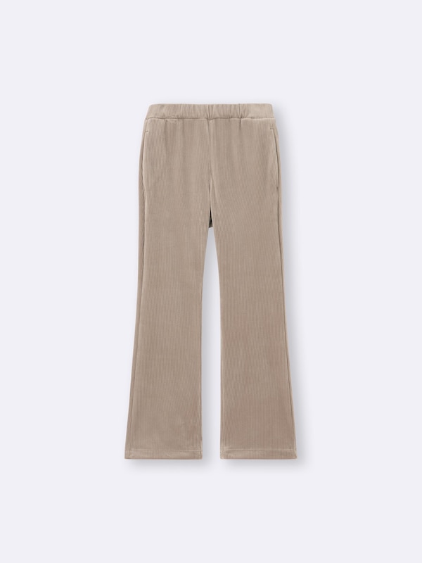 GIRLSヌクヌクニットコールフレアパンツ