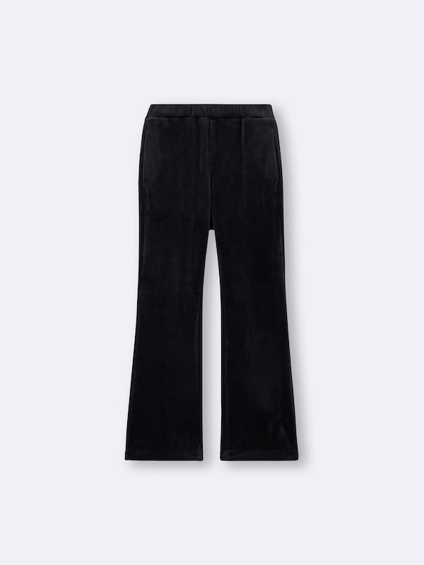 GIRLSヌクヌクニットコールフレアパンツ