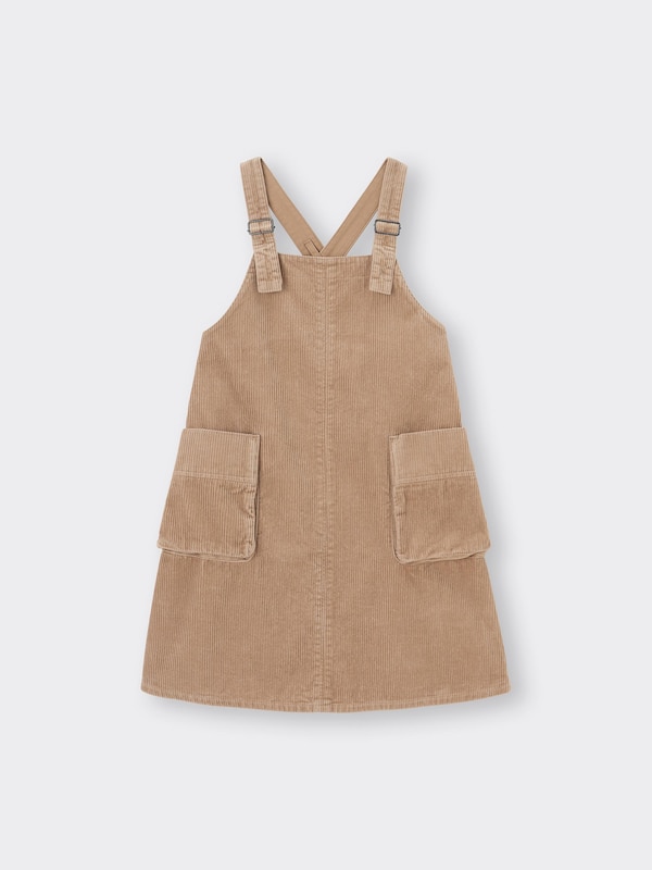 GIRLSコーデュロイジャンパードレス