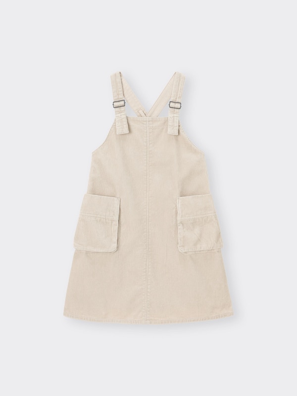 GIRLSコーデュロイジャンパードレス