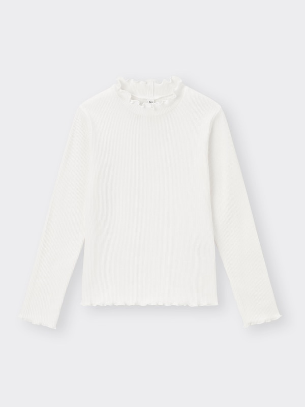 GIRLSフリルハイネックT(長袖)