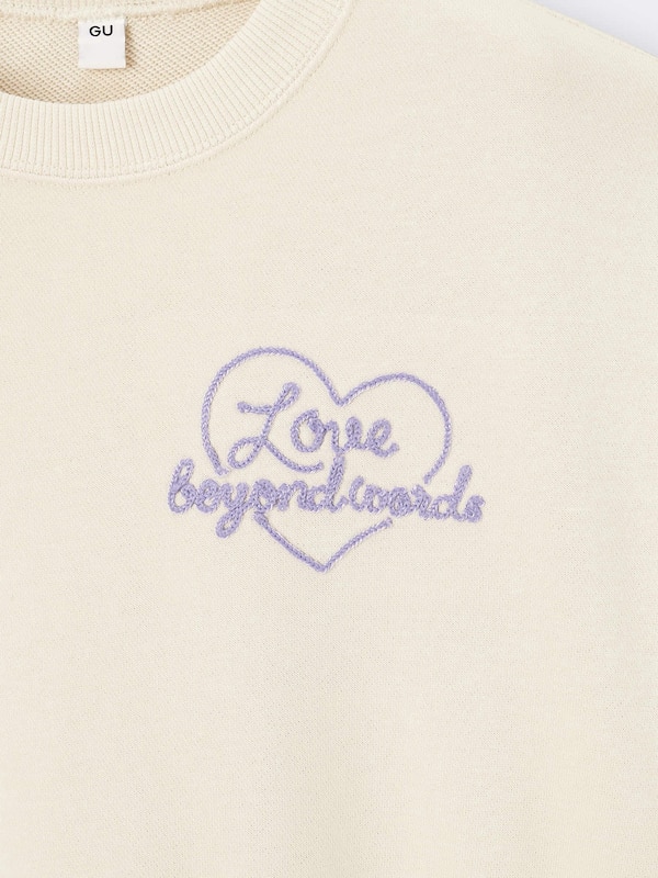 GIRLSスウェットクロップドプルオーバー(ロゴ1)