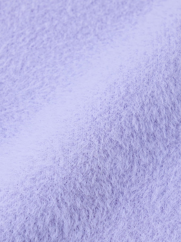 GIRLSシャギーニットビジューボタンカーディガン