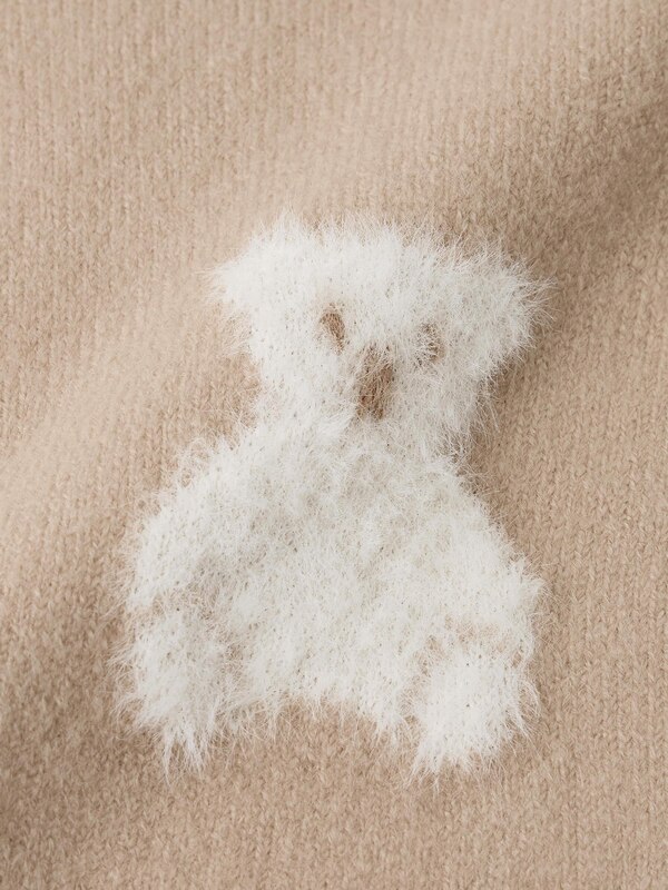 GIRLSジャカードセーター(ベア)