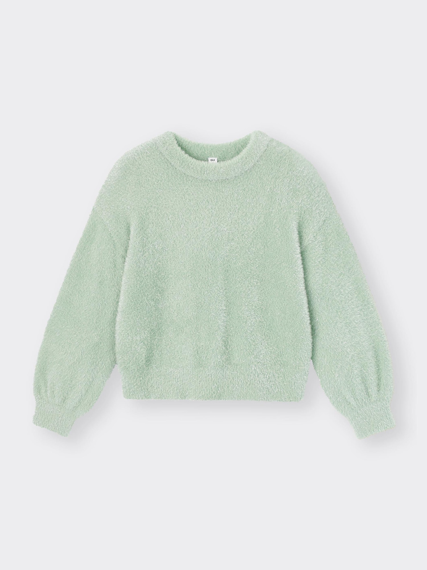 あずページ GU公式 | GIRLSラメフェザーセーター