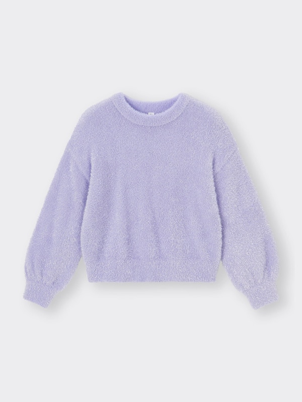 GIRLSラメフェザーセーター