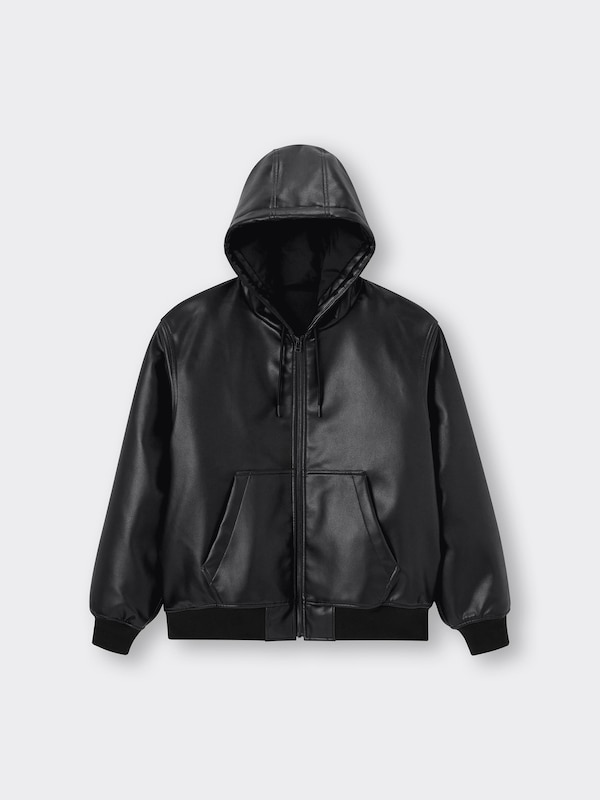 レザータッチパーカNT+E