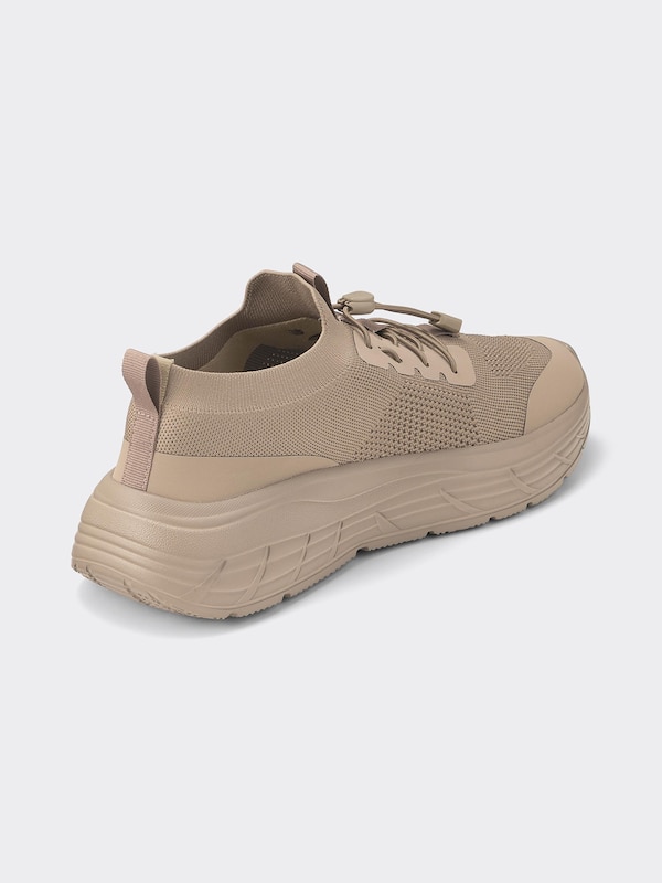 ボリュームソールニットスニーカー+E