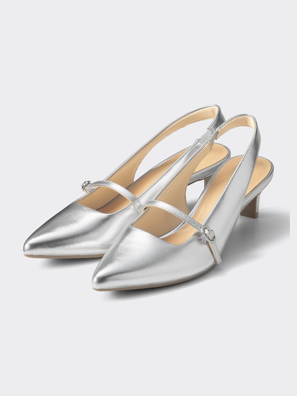 バックベルトパンプス+E