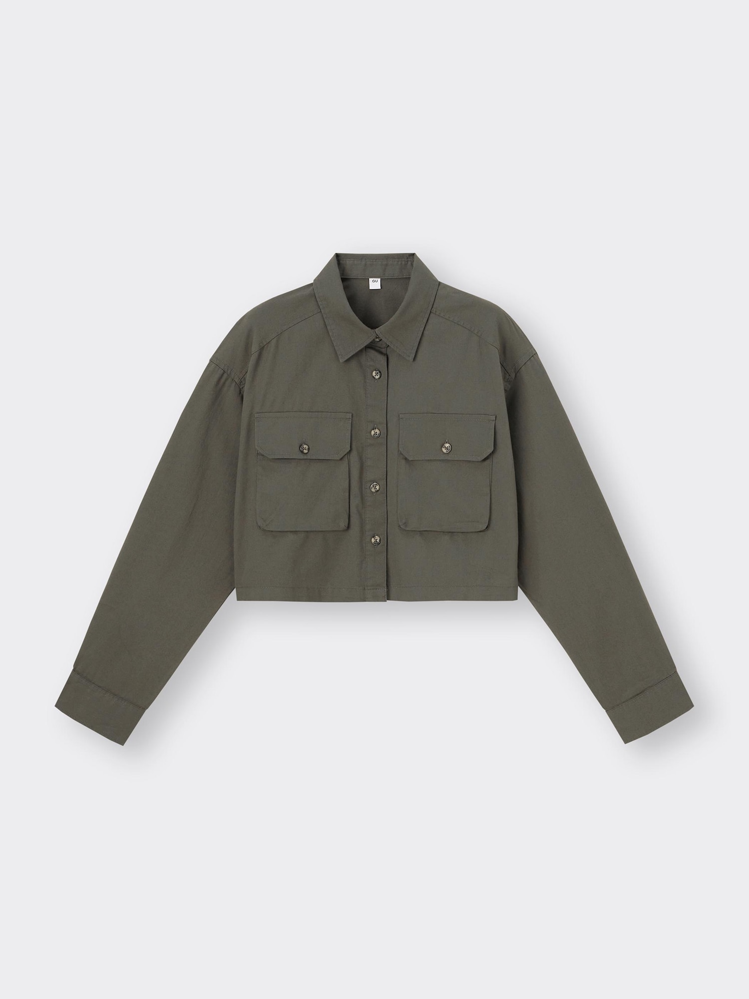 GU公式 | クロップドワークシャツ