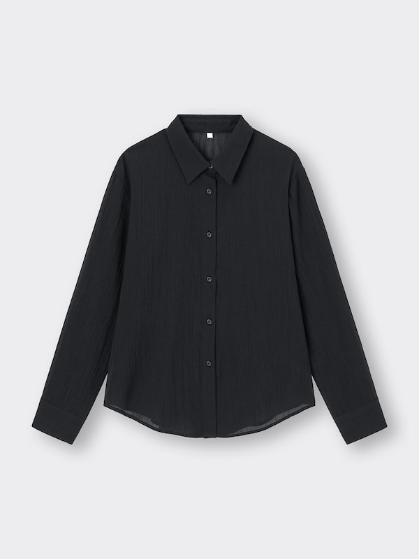 テクスチャーシアーシャツNTQ+E