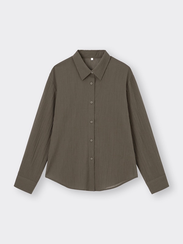 テクスチャーシアーシャツNTQ+E